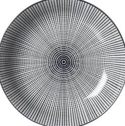 Suppenteller Takeo Stripes | 20,5 cm | schwarz Teller
