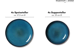 Sale Tafelservice Bali | 8-teilig | blau Set