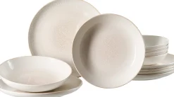 Tafelservice Cara | 12-teilig | beige Service