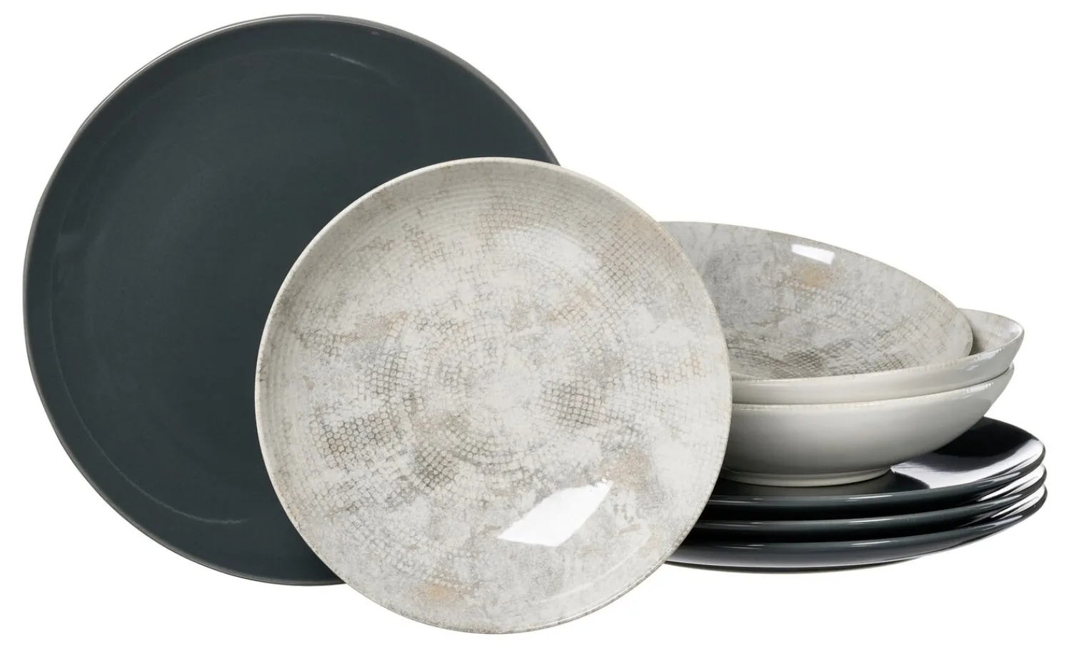 Outlet Tafelservice Cecina | 8-teilig | perle Set