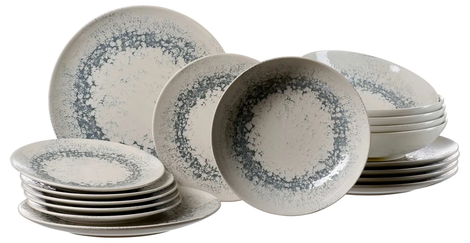 Hot Tafelservice Cecina | 18-teilig | graphit Set