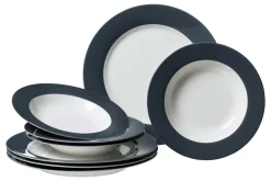 Hot Tafelservice Doppio | 8-teilig | anthrazit Service