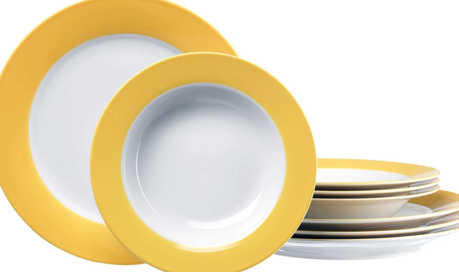 Best Tafelservice Doppio | 8-teilig | gelb Service