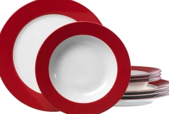 Discount Tafelservice Doppio | 8-teilig | rot Service