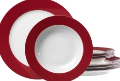 Discount Tafelservice Doppio | 8-teilig | rot Service