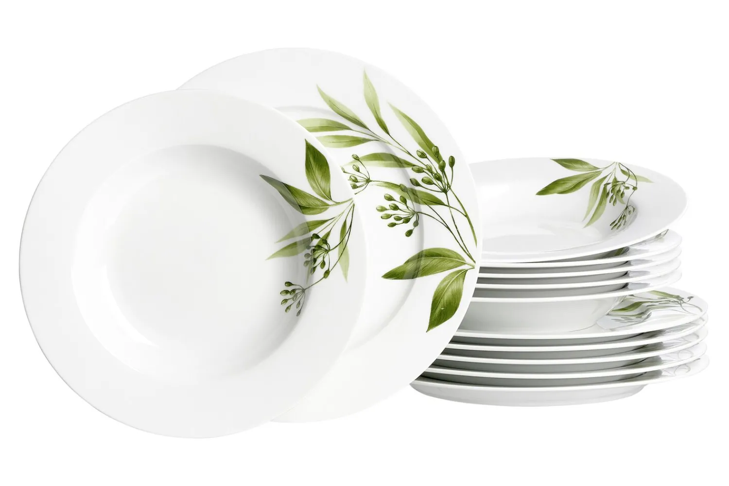 Outlet Tafelservice Evora | 12-teilig | grün Service