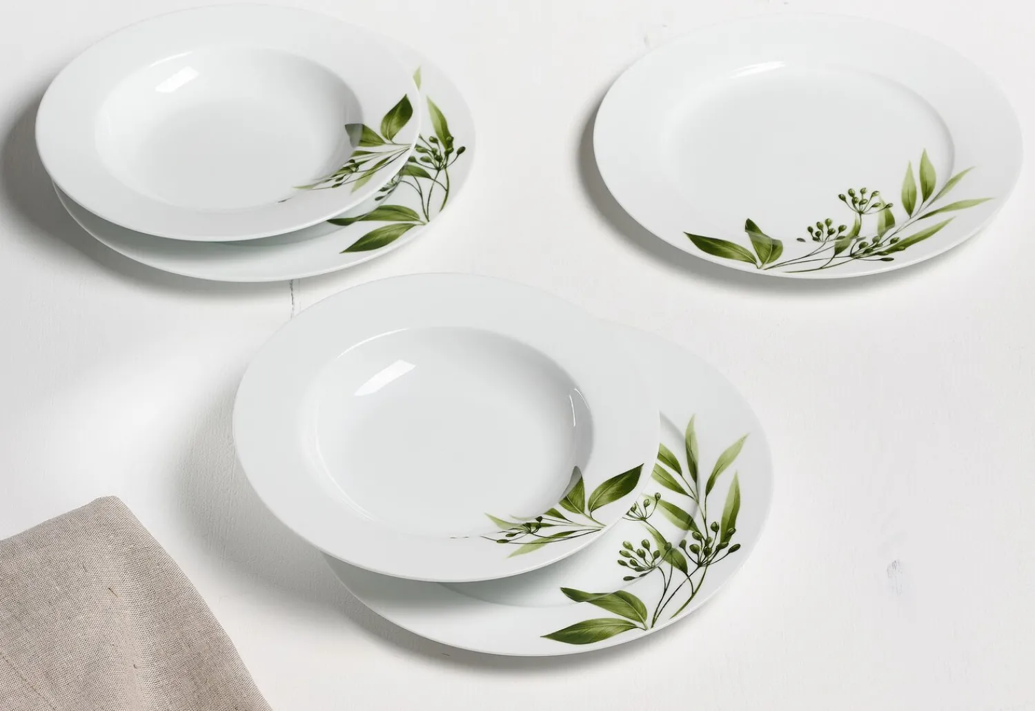 Outlet Tafelservice Evora | 12-teilig | grün Service
