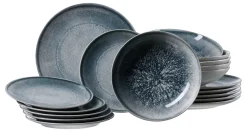 Hot Tafelservice Grana | 18-teilig | graublau Set