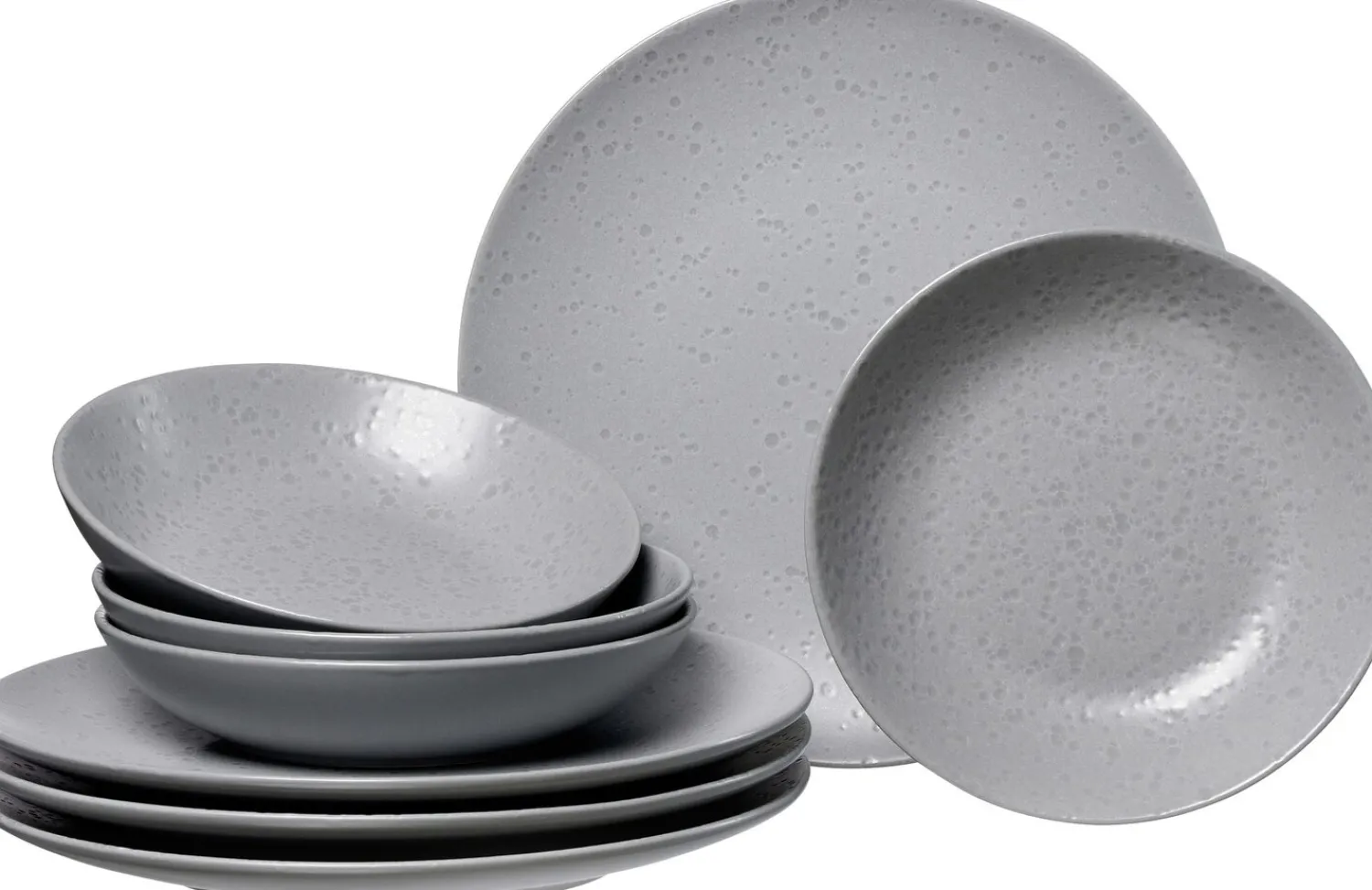 Best Tafelservice Kitwe | 8-teilig | grau Set