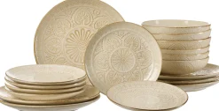 Sale Tafelservice Omara | 18-teilig | beige Service