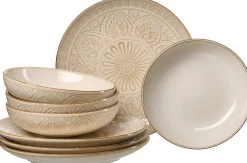 Hot Tafelservice Omara | 8-teilig | beige Set