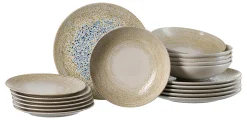 Sale Tafelservice Rimini Sand | 18-teilig | grau Service