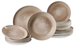 Discount Tafelservice Savora | 18-teilig | braun Service