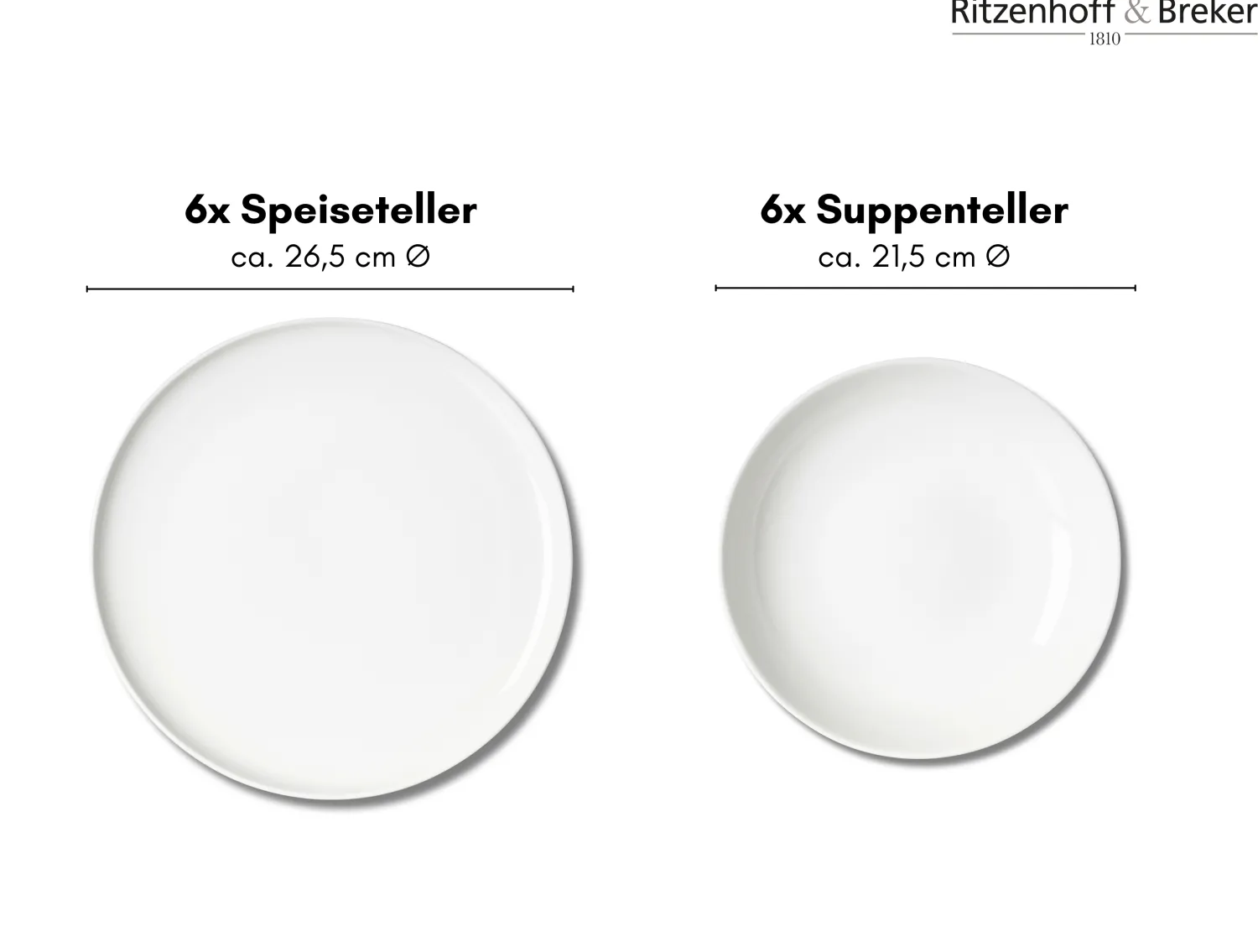 Discount Tafelservice Skagen | 12-teilig | weiss Service