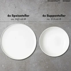 Best Tafelservice Skagen | 12-teilig | weiss Service