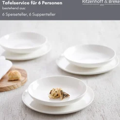 Best Tafelservice Skagen | 12-teilig | weiss Service