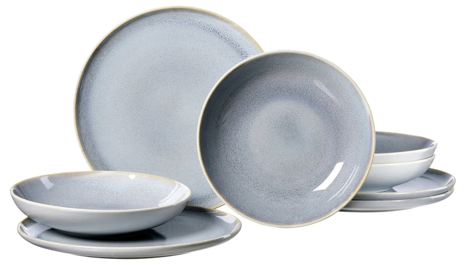Sale Tafelservice Skagen Stone | 8-teilig | grau Service