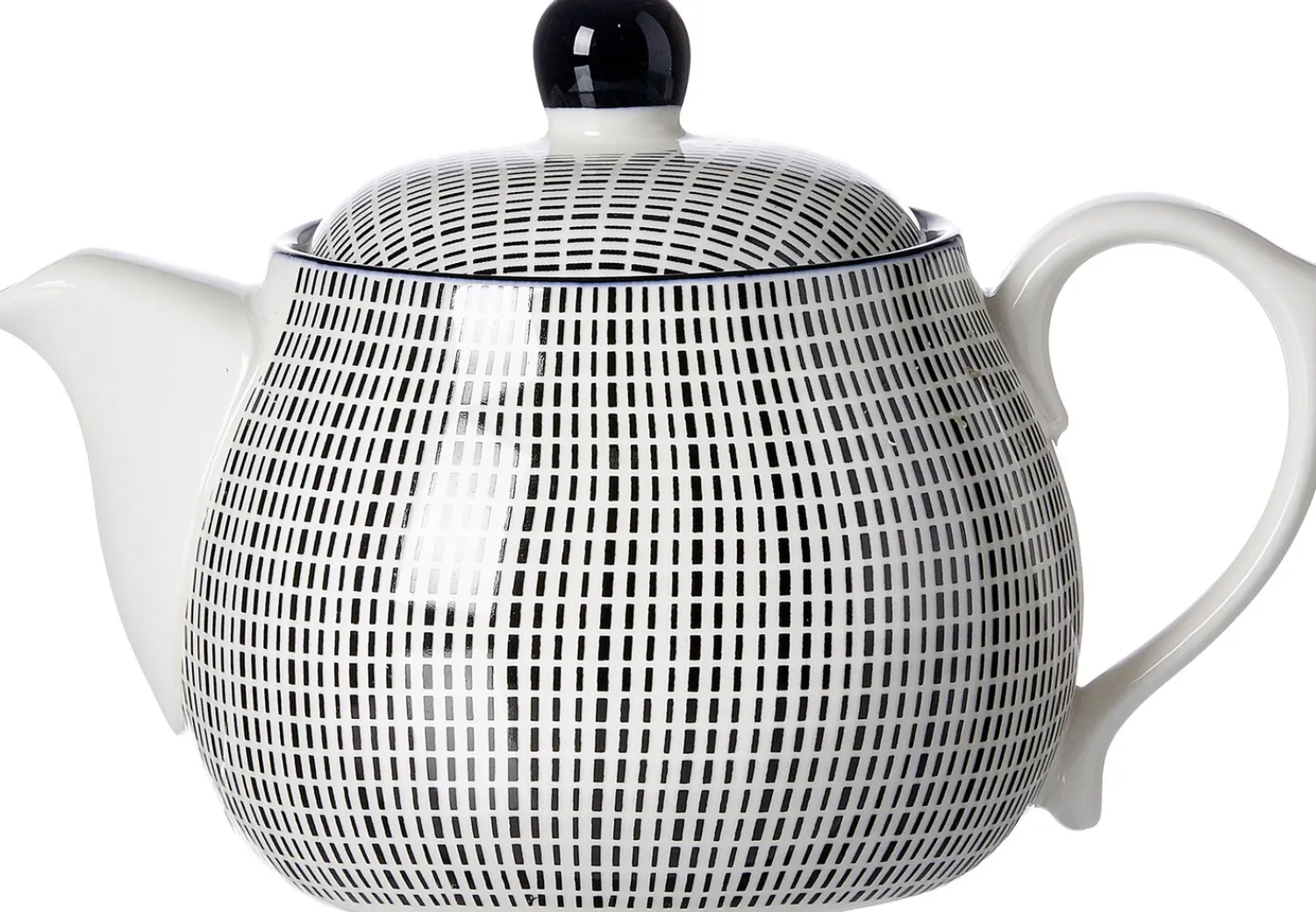 Online Teekanne Takeo Stripes | 500 ml | schwarz Kanne