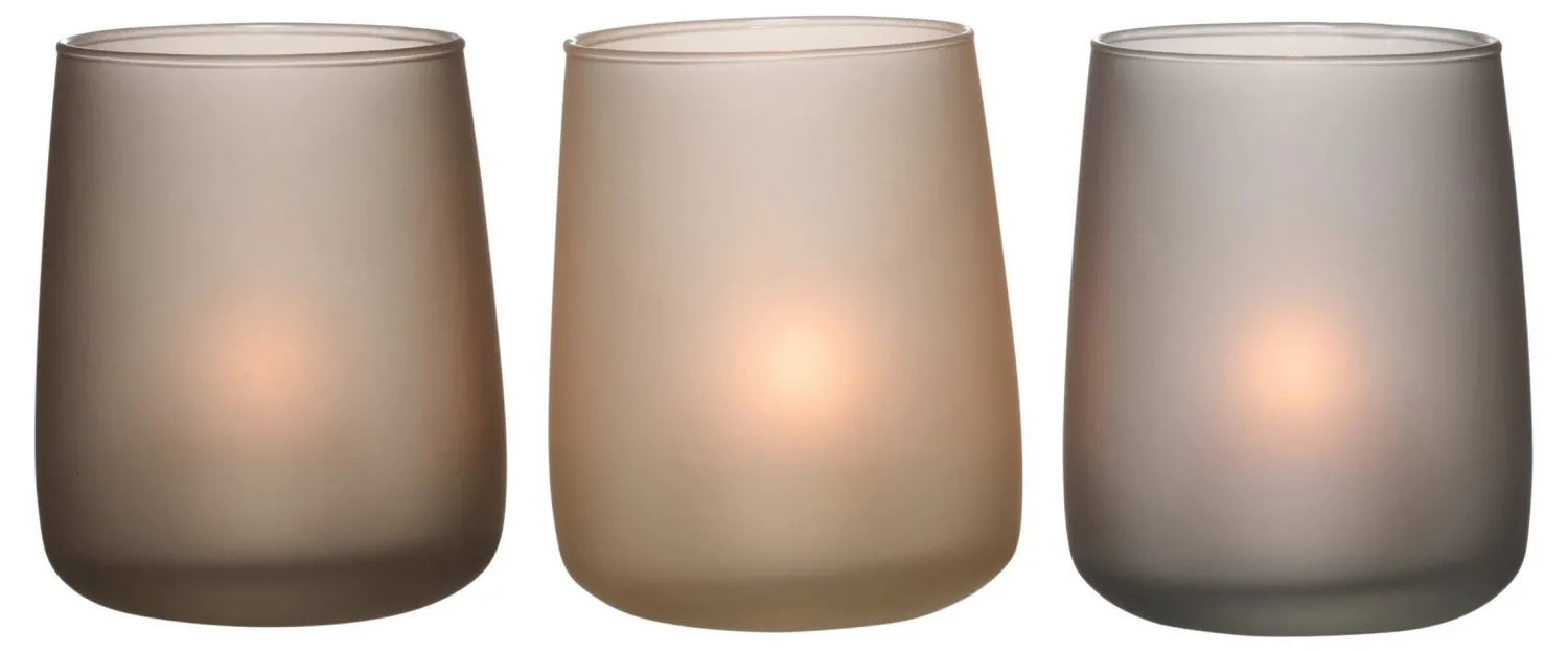 Teelichthalter Glow | 3-teilig Kerzen- & Teelichthalter