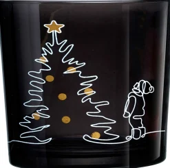 Clearance Teelichthalter Lichterglanz | 9 x 9 x 8 cm | schwarz Windlicht