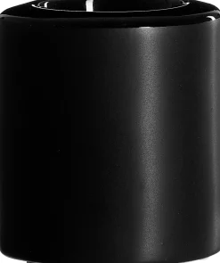Hot Teelichthalter Onyx | 8 x 8 x 9 cm | schwarz | zylindrisch Kerzen- & Teelichthalter
