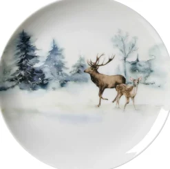 Online Teller Winterland | 20,5 cm | grün Teller