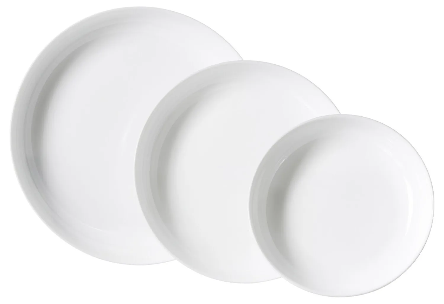 Sale Teller-Set Friends Time | 3-teilig | weiss Teller