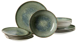 Best Tellerset Verde | 12-teilig | grün Set