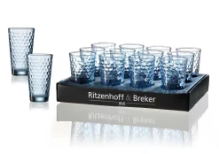 Discount Trinkglas Favo | 350 ml | blau Glas