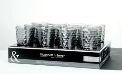 Trinkglas Favo | 350 ml | grau Glas