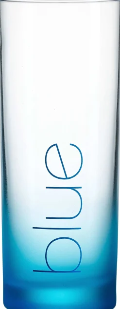 Trinkglas Flash | 360 ml | blau Glas