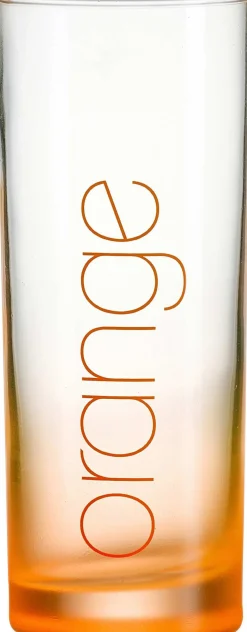 Online Trinkglas Flash | 360 ml | orange Glas