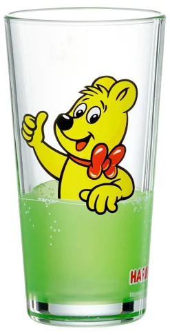 Trinkglas HARIBO Thumbs Up | 380 ml | grün Glas