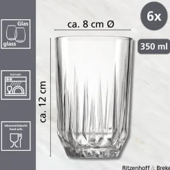 Outlet Trinkglas Palace | 350 ml Glas