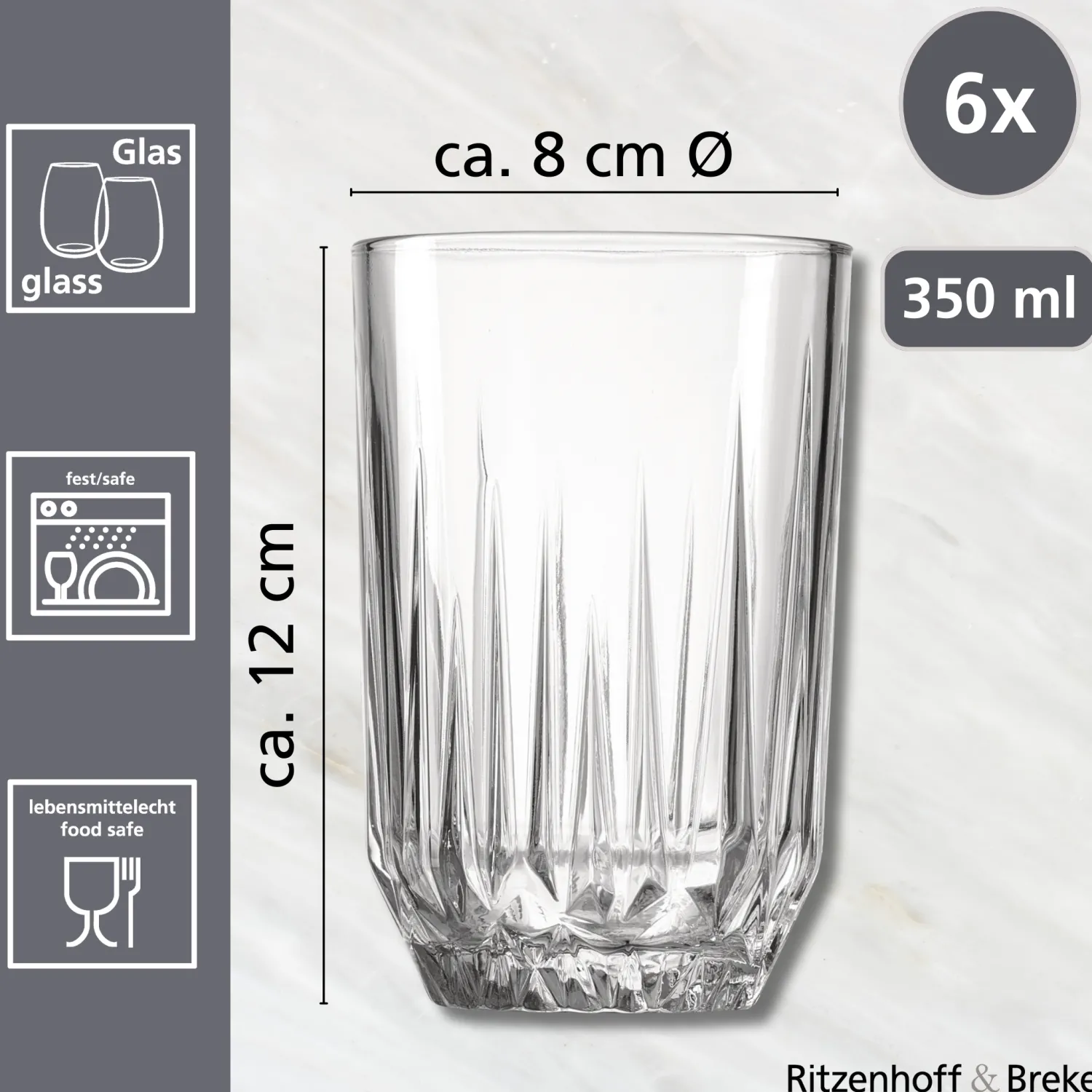Outlet Trinkglas Palace | 350 ml Glas