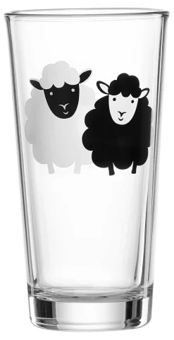 Hot Trinkglas Sheep | 380 ml | schwarz Glas
