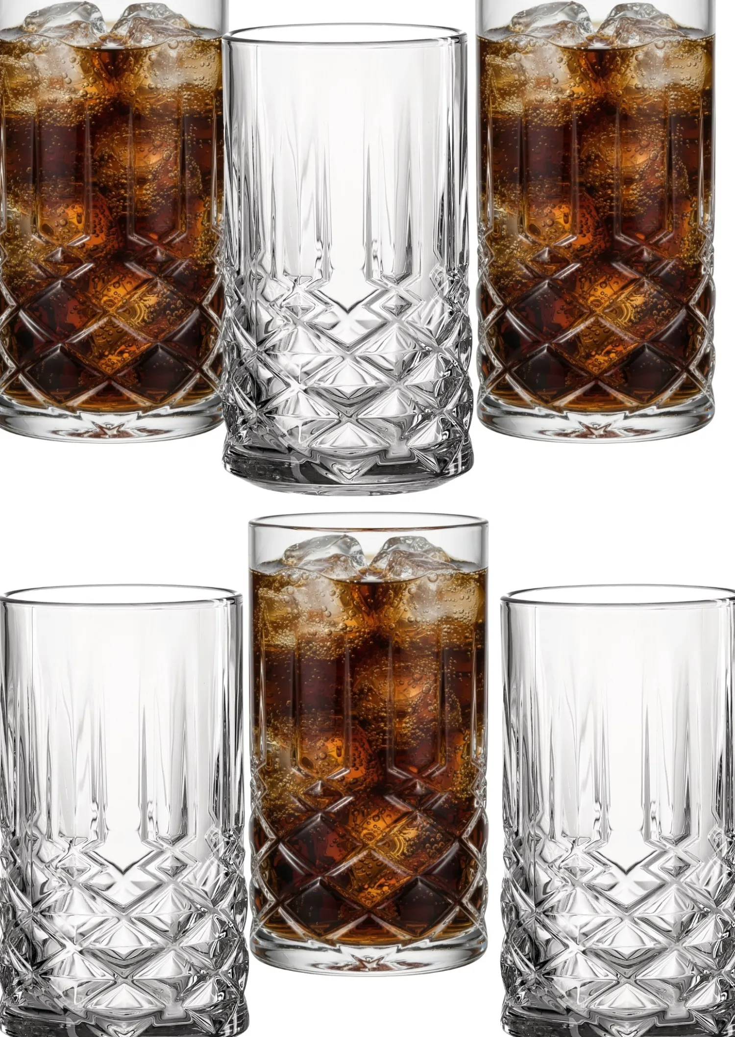 New Trinkgläser-Set Capri | 6-teilig | 360 ml Gläser-Set