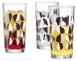 New Trinkgläser-Set Rock | 3-teilig | schwarz | 260 ml Gläser-Set