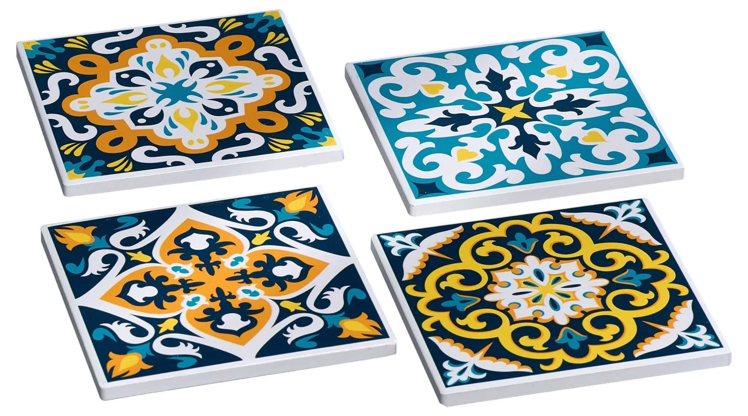 Discount Untersetzer-Set Benito | 10 x 10 cm | quadratisch Untersetzer