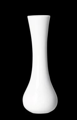 Discount Vase Anna | 6 x 6 x 15 cm | weiss | bauchig Vase
