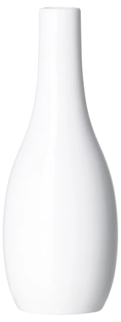 Discount Vase Anna | 7 x 7 x 15 cm | weiss | flaschenförmig Vase
