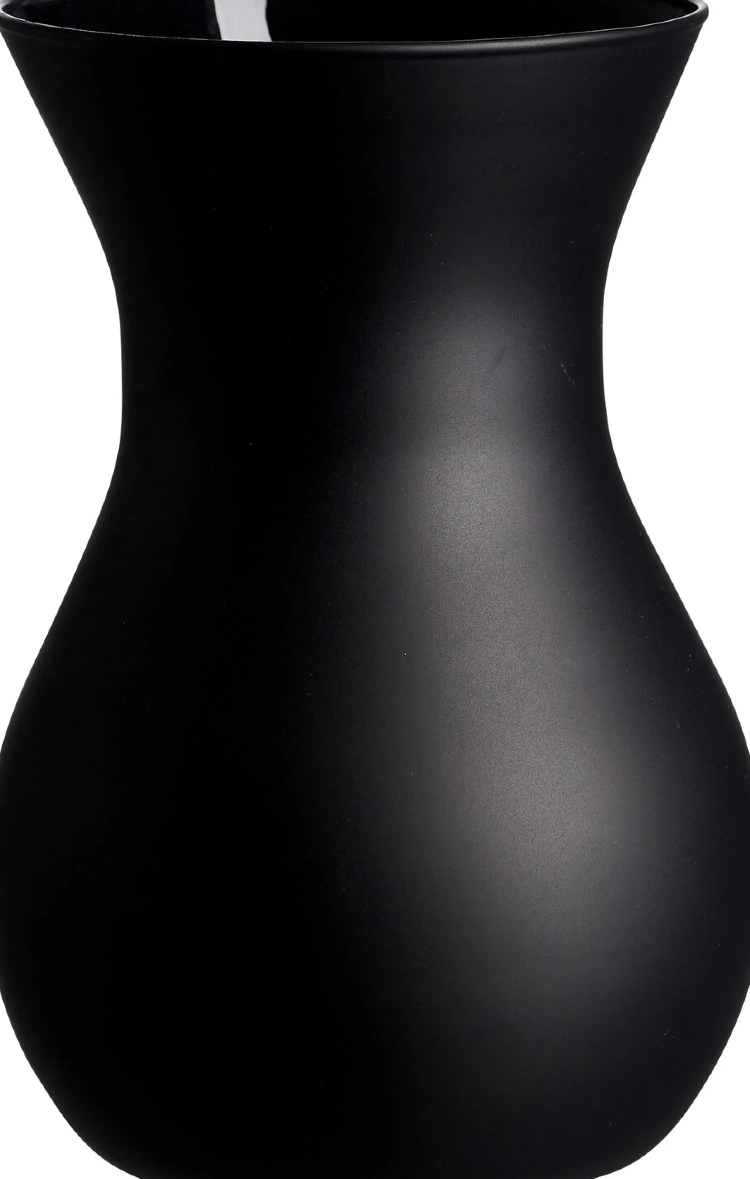 Outlet Vase Annalena | 12 x 12 x 18 cm | matt schwarz Vase