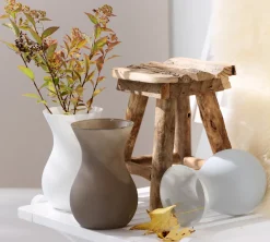Online Vase Annalena | 12 x 12 x 18 cm | matt weiss Vase