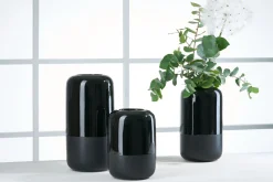 Online Vase Dome | 14,5 x 14,5 x 29,5 cm | schwarz Vase