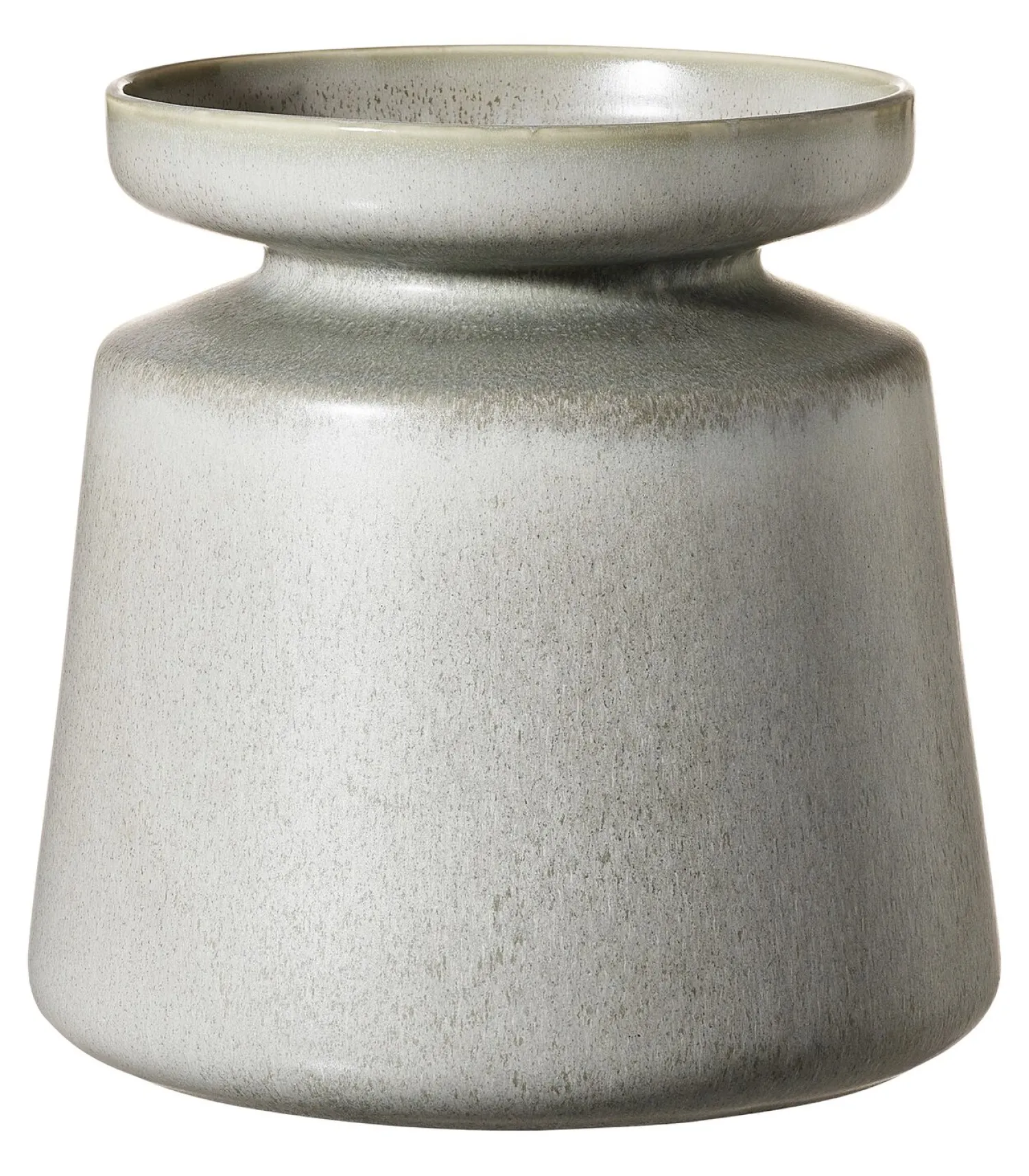 Vase Imperia | 24 x 24 x 24,5 cm | grau | bauchig Vase