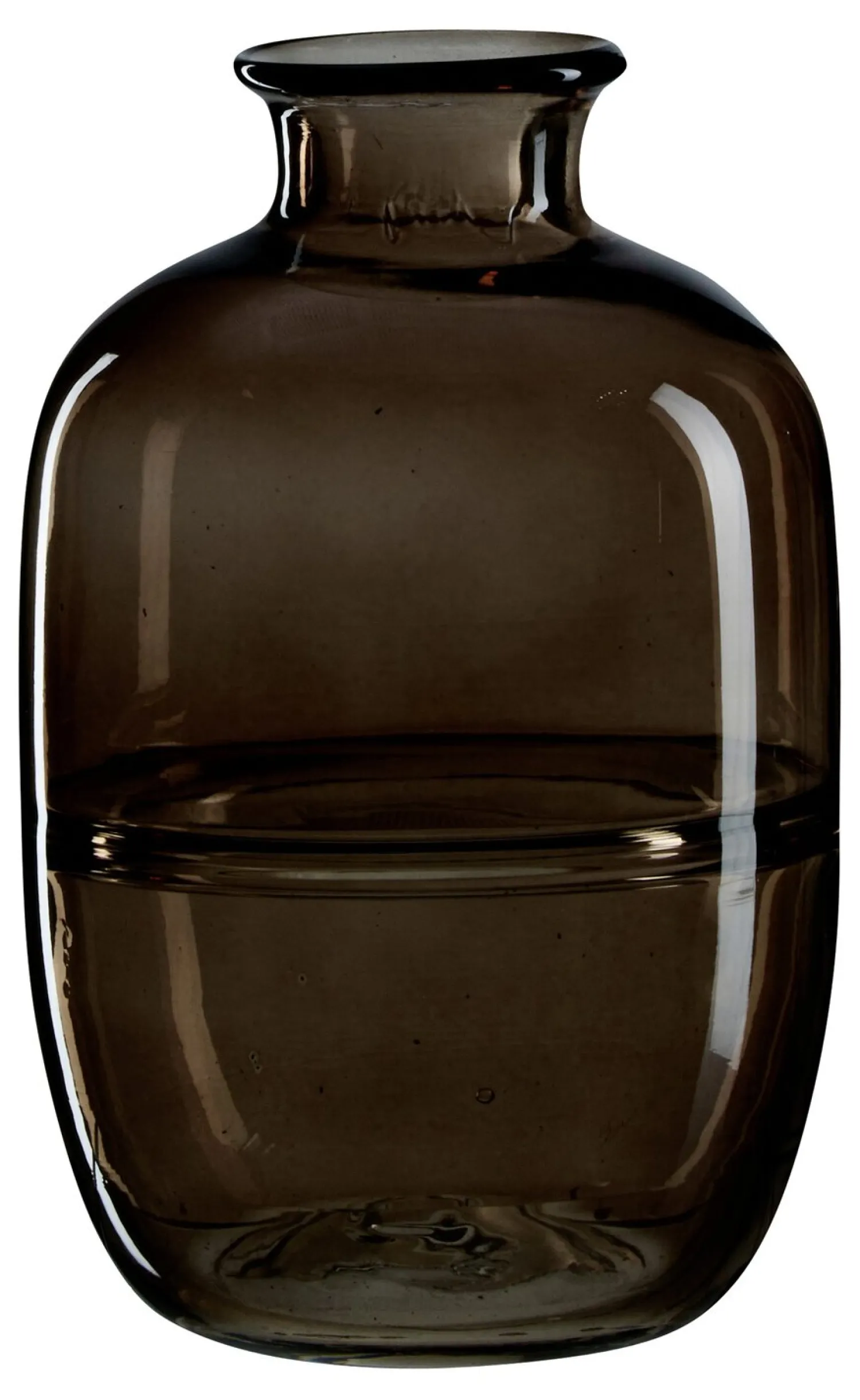 Online Vase Larissa | 12 x 12 x 16 cm | braun Vase