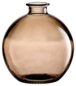 Online Vase Marokko | 14 x 14 x 17,5 cm | braun | kugelförmig Vase