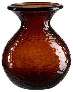 Discount Vase Marokko Wabe | 14 x 14 x 18,5 cm | braun Vase