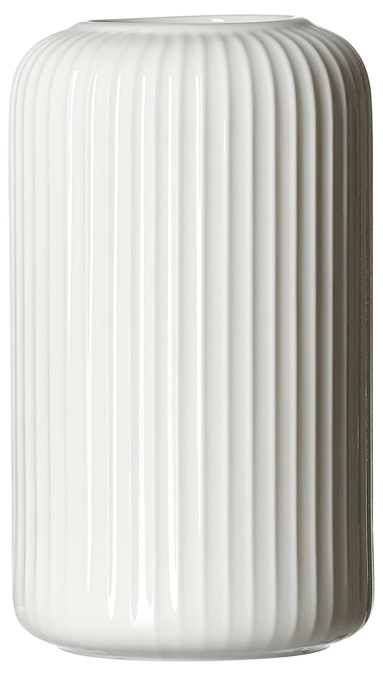 Vase Nora | 9 x 9 x 16 cm | weiss Vase