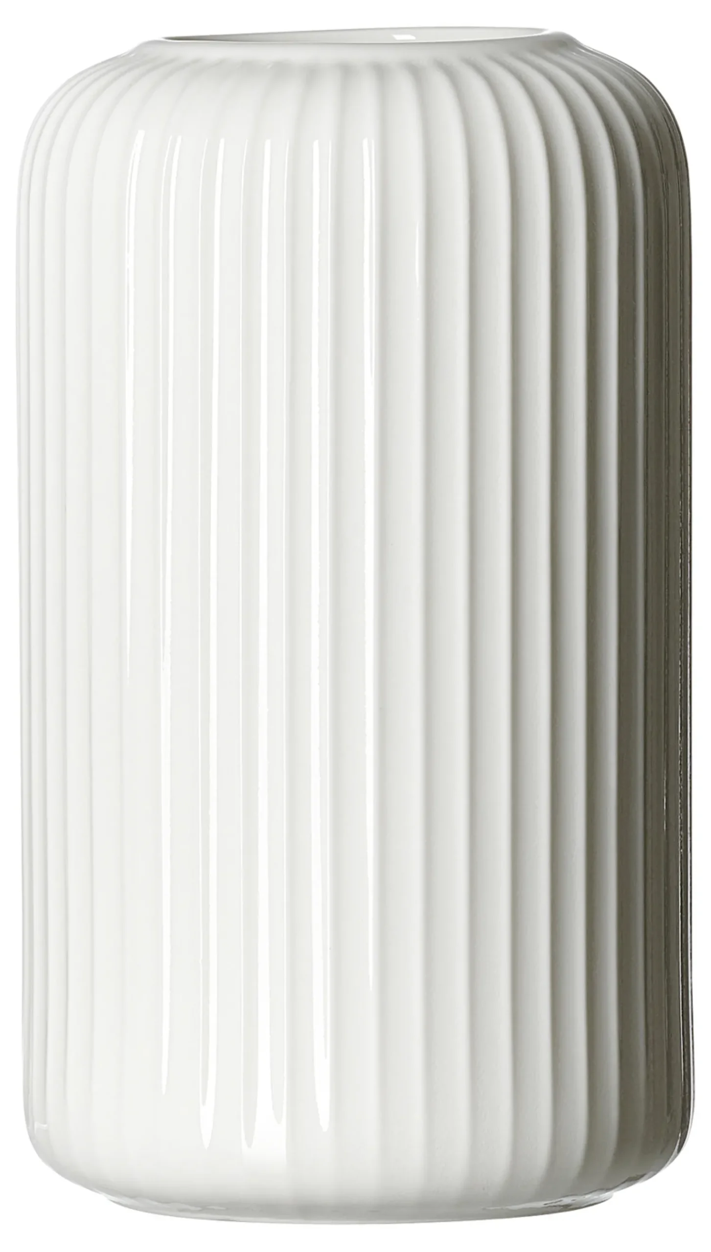 Vase Nora | 9 x 9 x 16 cm | weiss Vase